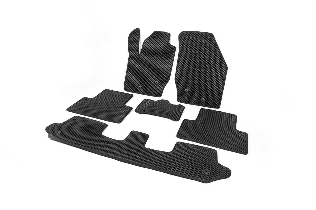 Rugs (EVA Black) 5 Seater, 2 Rows for Volvo XC90 2002-2014
