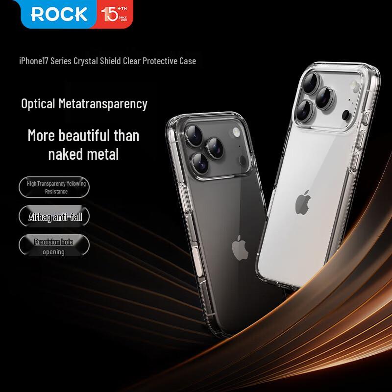 

ROCK iPhone 17 Pro Ultra-Thin Transparent MagSafe Case