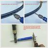 Durable Blue Badminton Racket Rubber Edge Protector and Nail Puller Tool.