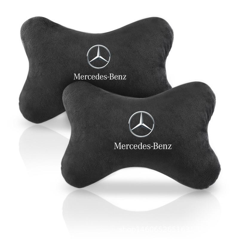 CQS1 Car Neck Pillows Filled Fiber Car Relax Pillow For Mercedes Benz W203 W204 W205 W210 W211 W212 W221 W222 CLS CLA CLK SLK GLK