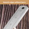 Stainless Steel 50cm Straight Ruler Car Mounted Defense Ruler Measurement Tool Multifunctional Straight Edges Ruler