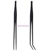 Quality Aquatic Tweezers Set 27cm Steel Straight & Curved for Aquarium Planting and Reptiles Feeding Cleaning Tool HX6C