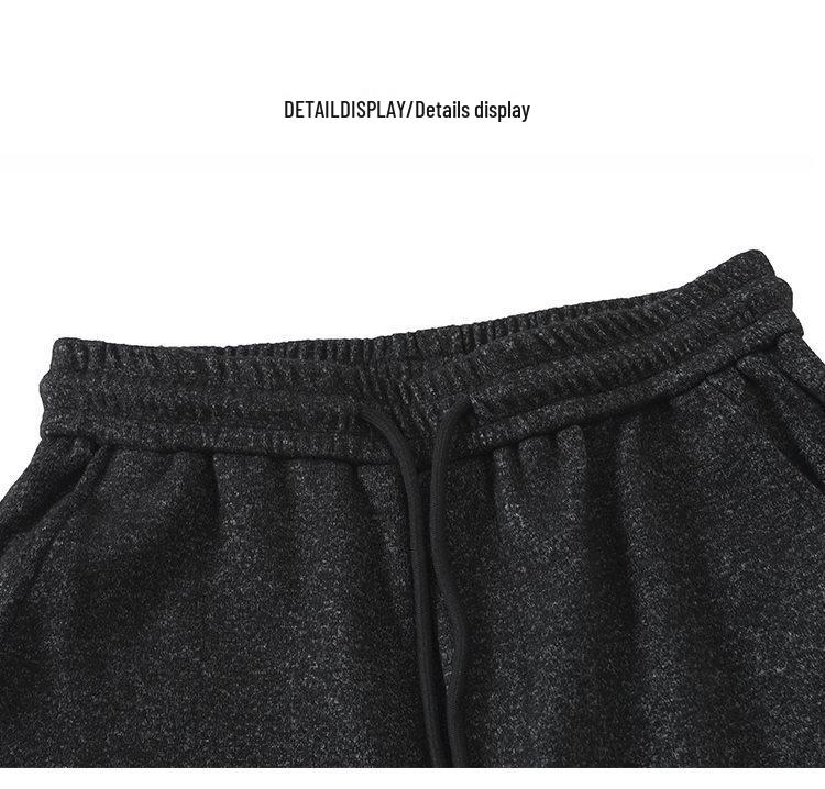 Douyin Porcelain-Style Curved Leg Sweatpants 2026 - New Unisex Spring Sports Pants, Hong Kong Style