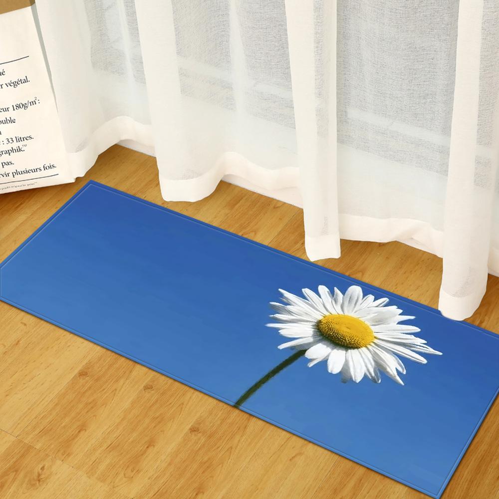Small Fresh Household Door Mat, Kitchen Absorbent Strip, Bedroom Non-Slip Floor Mat, Living Room Carpet