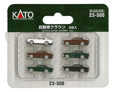 KATO Spur N Wagen Crown 6 Stück 23-500 Eisenbahnmodellbedarf