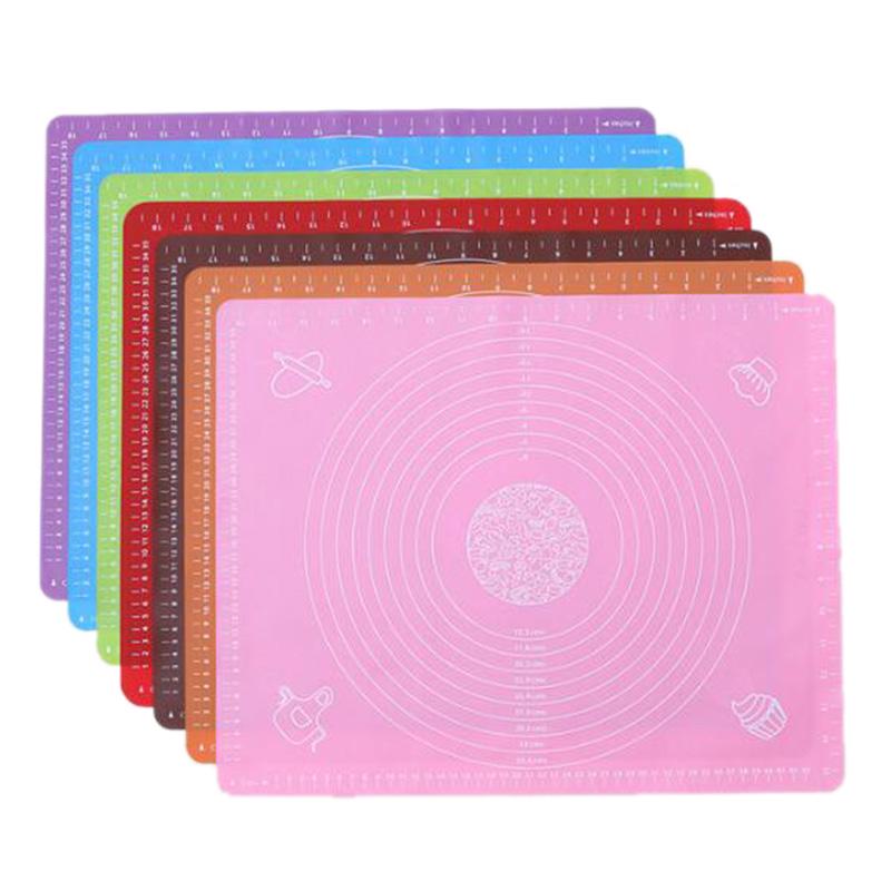30X25Cm Silicone Rolling Pastry Baking Mat For Fondant Cookies Cake Sugar Craft