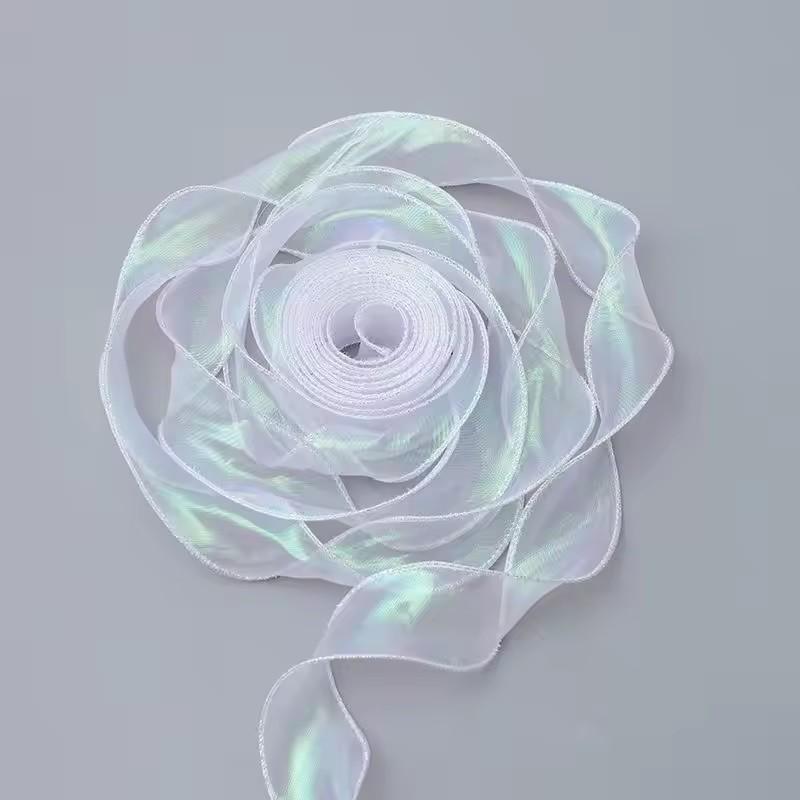 Flowers Gifts Ribbons Bouquets Cake Boxes Mesh Illusion Fish Tail Ribbons and Ribbons 4cm