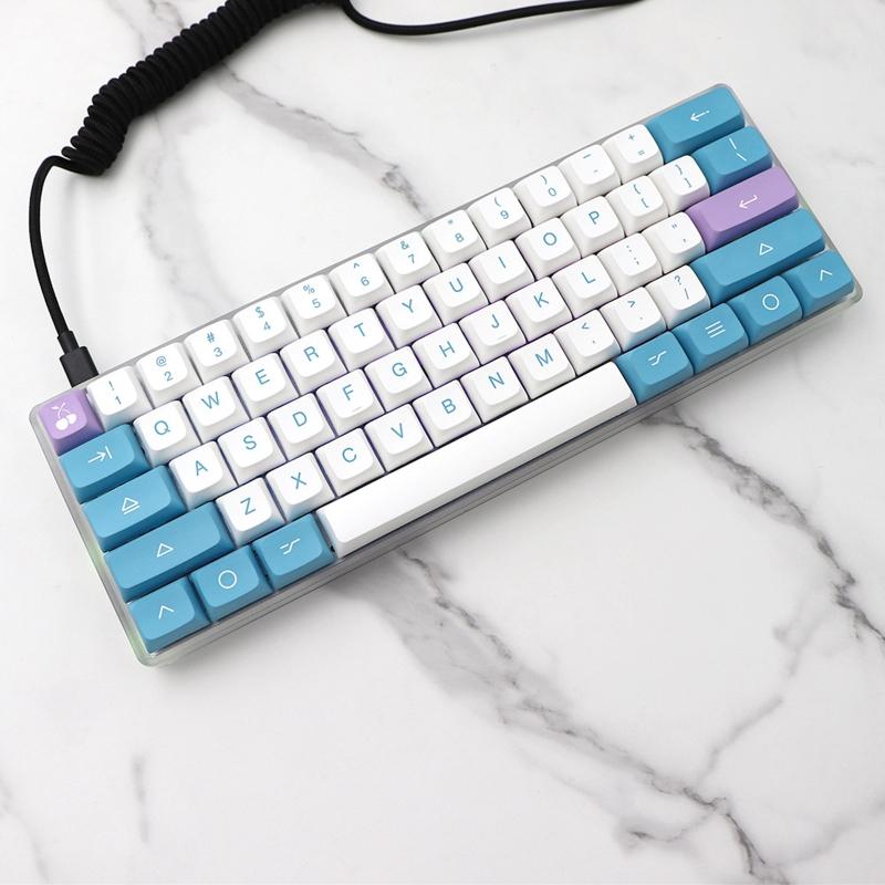 138 Keys PBT Keycaps DA Profile DYE SUB Personalized Fruit Yogurt Game Keycap For MX h Mechanical Keyboard