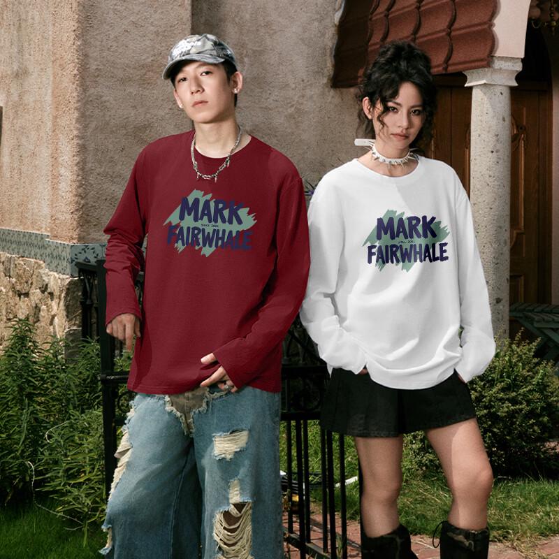 Mark Fairwhale Men's 100% Cotton Crew Neck Long-Sleeve Graphic Tee