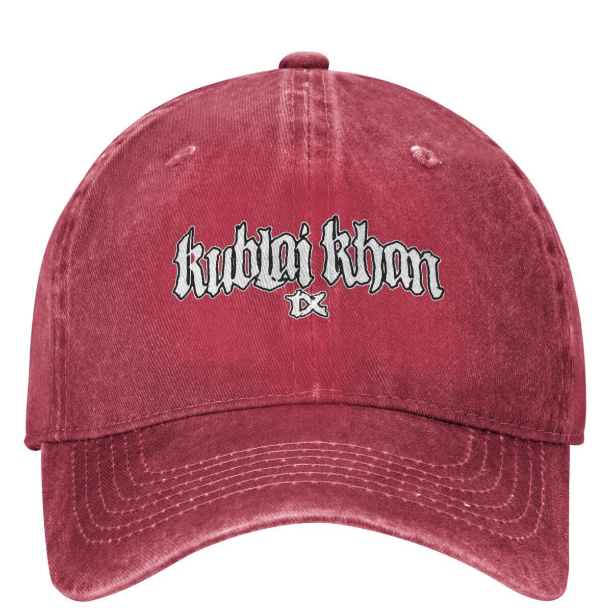 

Kublai Khan TX Rock Music Band Baseball Cap Metalcore Stylish Unisex Adult Trucker Dad Hat Sunscreen Hunting Camping Baseball Caps One Size
