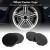 4Pcs 56mm Car Wheel Center Hub Caps Black Compact Tyre Rim Hub Cap Cover Universal For Vehicle Modified Wheels Accessories