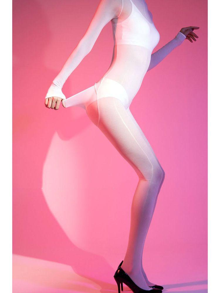 Collant Body Calze Bodystocking Unisex Lucidi Brillanti 8D Taglie Forti Sexy Trasparenti Body Unito Leotard Lingerie Catsuit Body