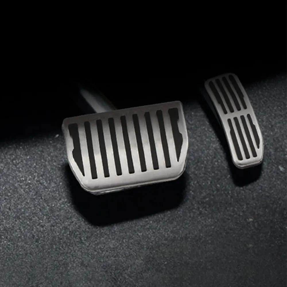 Car Pedals for Jaguar XE XFL F-Pace for Land Rover Evoque Discovery Stainless Steel Gas Brake Rest Pedal Cover Accessories