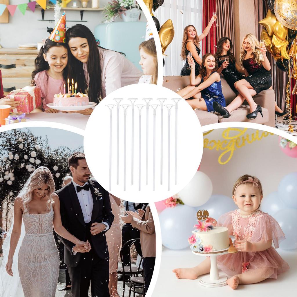 Balloon Holder Sticks Lightweight Holder Party Supplies Balloon Stick Cup For Wedding For Men Women Teens Kid Boys Girls