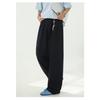 Men Loose Straight Cleanfit Denim Jeans Retro Casual Embroidered Long Pants