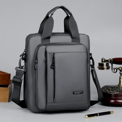 Pánská taška Oxford Waterproof Business Travel taška přes rameno Crossbody taška Vícevrstvá kabelka