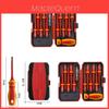 Insulated Screwdriver Set With Magnetic Tips For Electricians And Home Maintenance