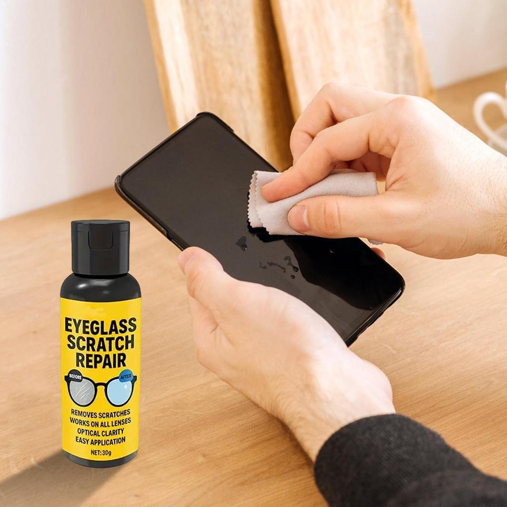 Glasses Scratch Remover Anti Fog Sunglasses Cleaner Lens Anti-Fog Polishing Solution for Car Windshield Window Camera Mirror