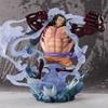 20cm  Anime Figure Monkey D. Luffy Gear 4 Model Dolls Action Figurine Gk Luffy Statue Decor Collect Kids Boy Toy Gift