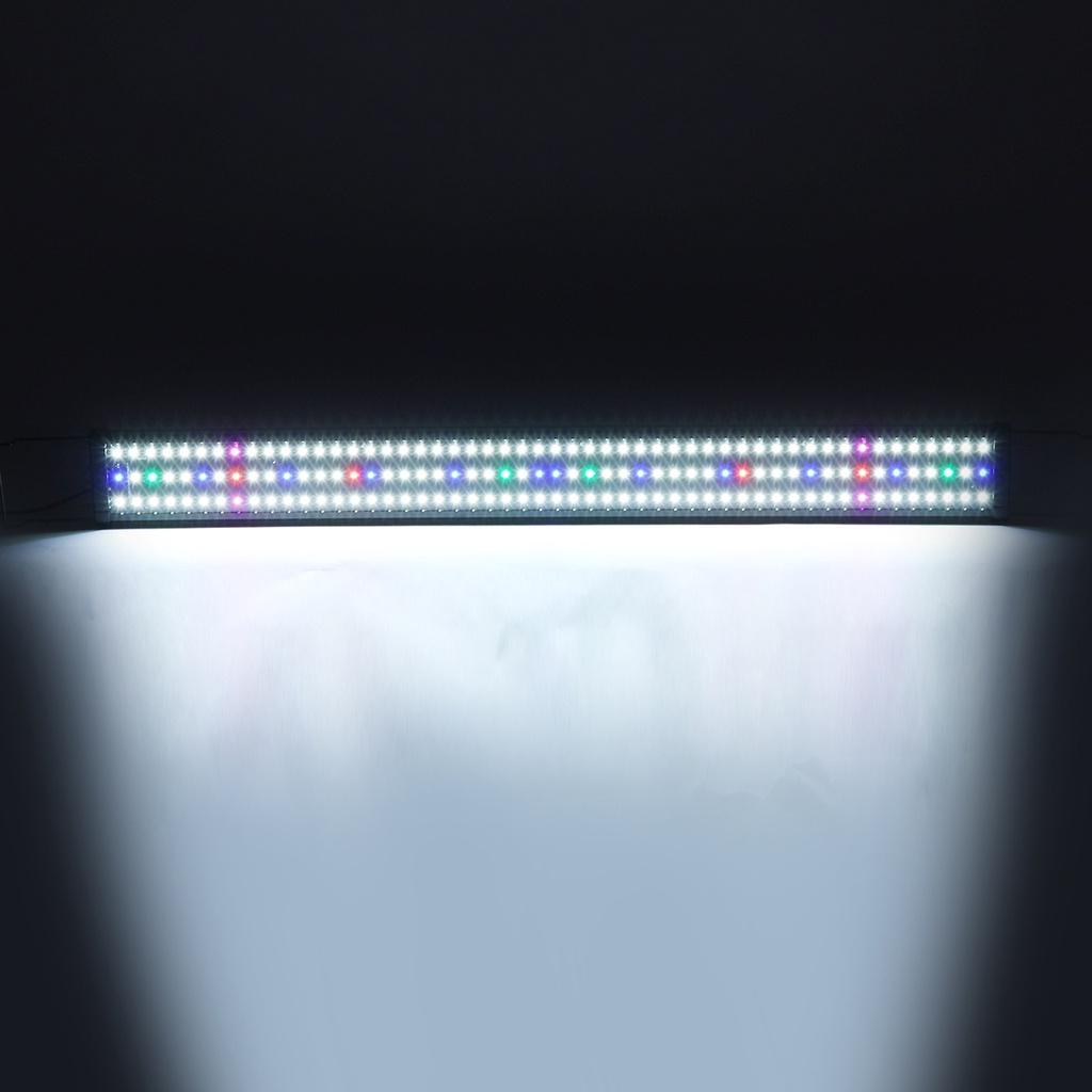 Vandeniui atsparūs LED akvariumo šviestuvai 30/40/60/90/120 CM juosta mėlyna/RGB panardinama povandeninė apkabos lempa Aquatic Decor 12V žuvų bako lemputė