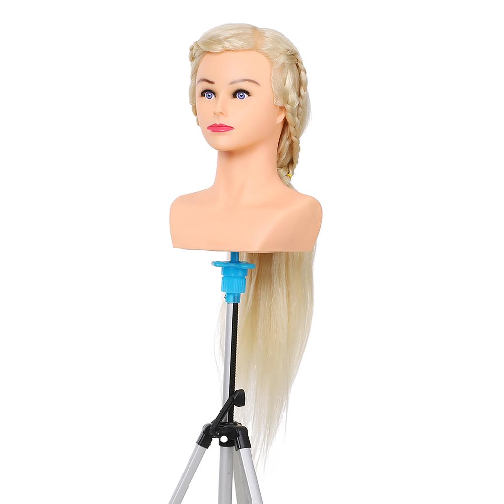 Mannequin Head for Braiding Manikin Head For Hairdresser Professional Cosmetology Dummy Head