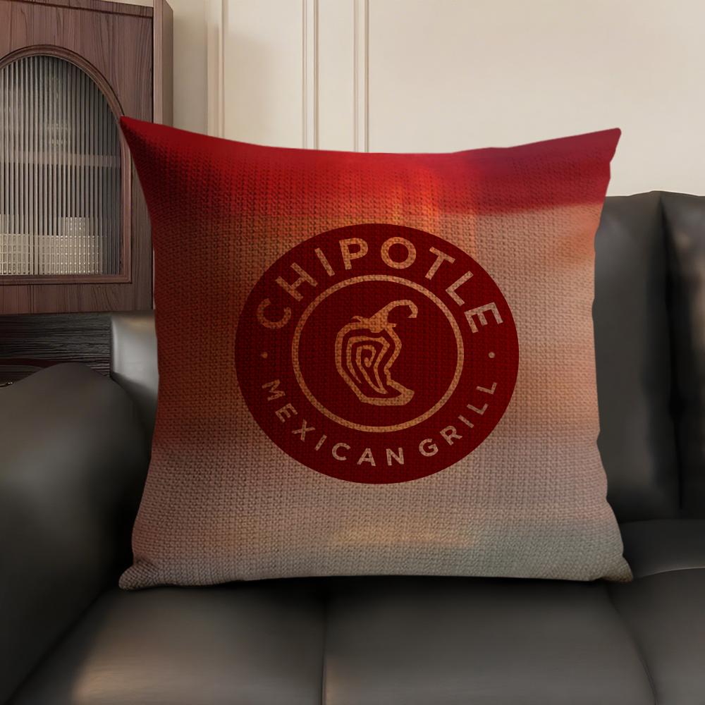 Food C-Chipotles Cushion Cover Summer Breathable Linen Organic Fabric Double-Sided Printing Sofa Pillow Case Home Decor