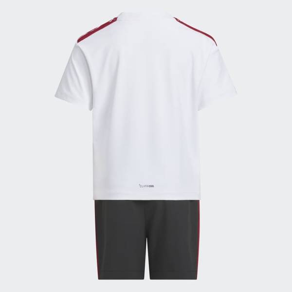 adidas Short Sleeve Tee And Woven Shorts Set