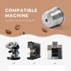 304 Stainless Steel Reusable Coffee Pod Food Grade Leakage Proof Refillable Coffee Capsule Reusable Filter