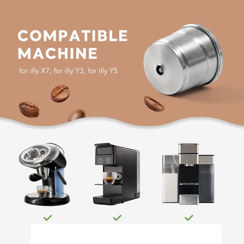 Food Grade Refillable Coffee Capsule Leakage Proof Espresso Capsule Filter For Coffee Maker