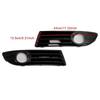 A30F-2PCS Fog Light Frame Cover Grille Grill For Polo 9N GTI 2005-2009 6Q0853665E, 6Q0853666G