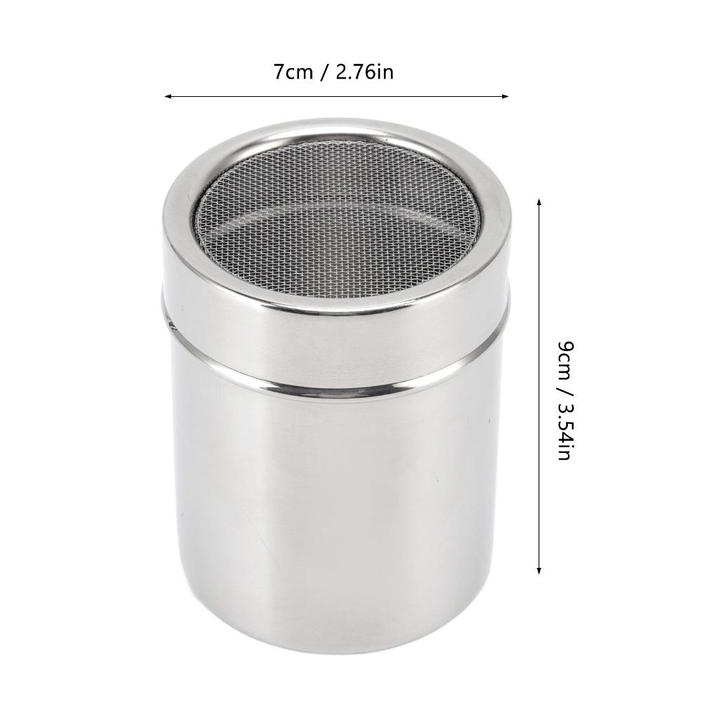 Food Grade Powder Sugar Shaker Rustproof Salt Dispenser Durable Baking Powder Dispenser  For Baking