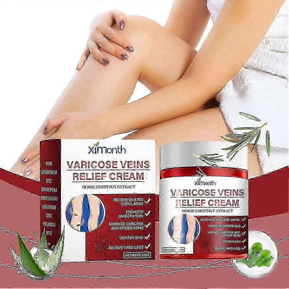 80g Vein Repair Cream - For Varicose Veins, Swelling & Leg Fatigue-hsay2