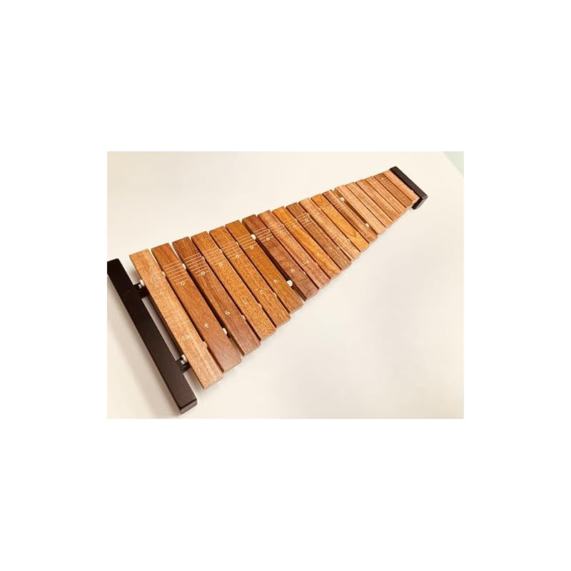 Zen-On ZX19BK Tabletop Xylophone - Made of Karin wood for a clear tone, produces only diatonic notes, includes mallets, made in Japan.