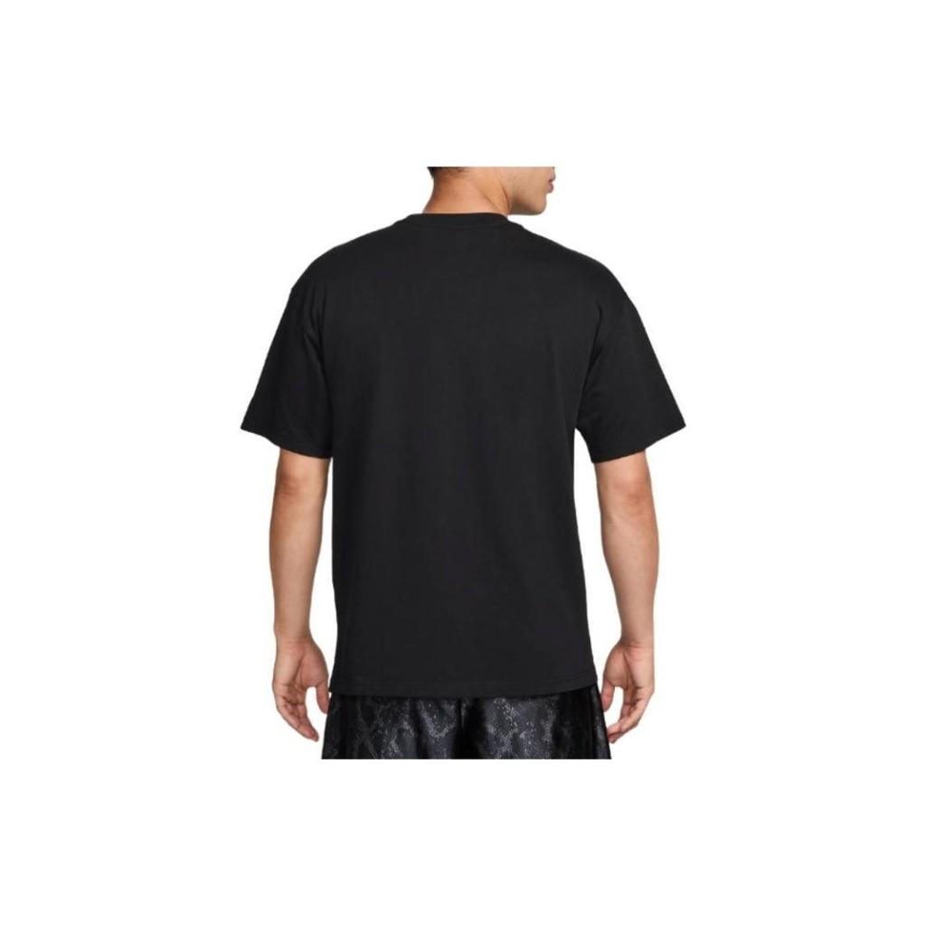 Nike Men's Black Crew Neck Cotton Short-Sleeve T-Shirt FZ8072-010