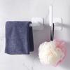 Towel Clothes Hanger Multi-Purpose Adhesive Hat Hooks Punch-Free Hanging Sticky Hooks for Kitchen Bathroom Office Closet