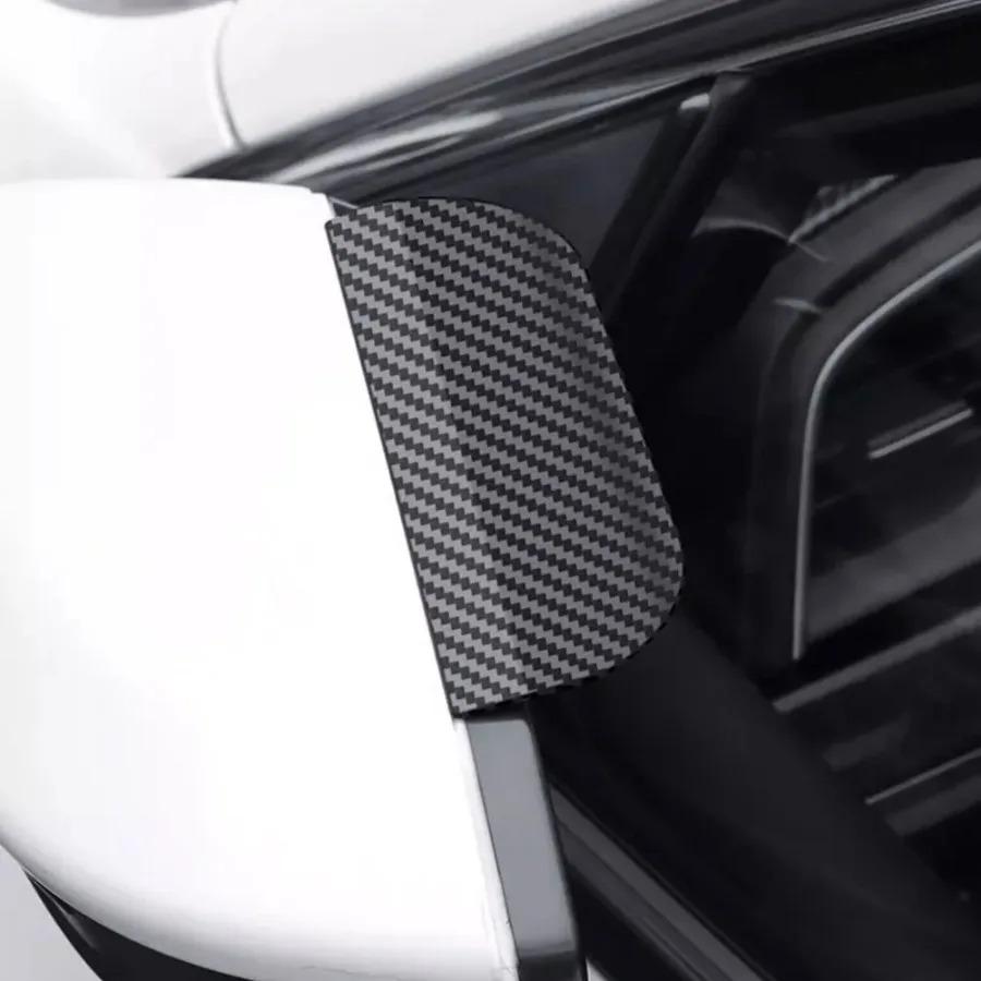 

Автомобильное зеркало заднего вида Rain Eyebrow Carbon Fiber Sun Visor Shade Protector Clear Vision Rain Auto Mirror Organizer Accessories