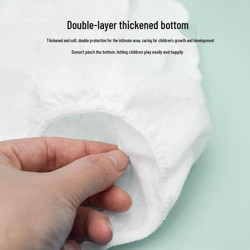 Children's Disposable Cotton Boxer Briefs: Comfortable, Sterile, Travel-Ready Underwear for Boys and Girls.