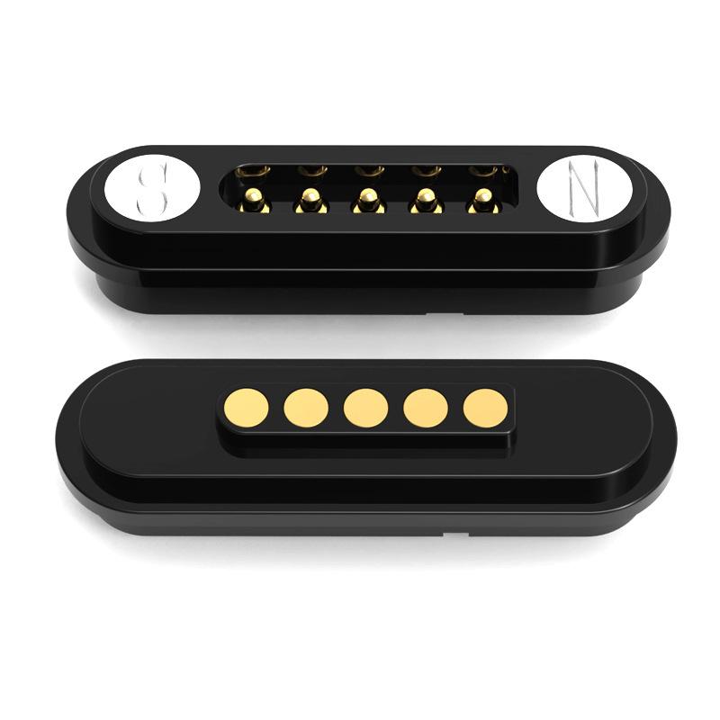 1Pcs DC 12V 3A Waterproof Magnetic Pogo Pin Connector 2P 4P 6Pin Spring Loaded Male Female DC Power Socke