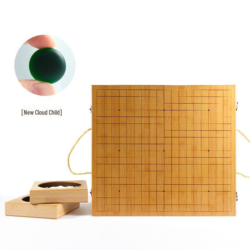 

Новый набор шахмат Go из цельного дерева с фигурами Cloud Chess и портативной подарочной коробкой Solid wood chess board