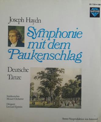 LP Record LEONARD EPSTEIN SDDEUTSCHES MOZAR  Haydn Symphonie Mit Dem Paukenschla 257204SB SAPHIR Germany Classical Used