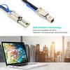 Server Cable Switch Cord Data Line Computer Accessory MINI SAS SFF-8644 to SFF-8088 1-Meter