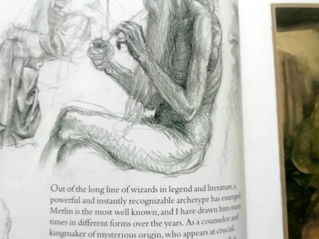 [USED] Lord of the Rings Sketchbook by Alan Lee, Illustration Collection