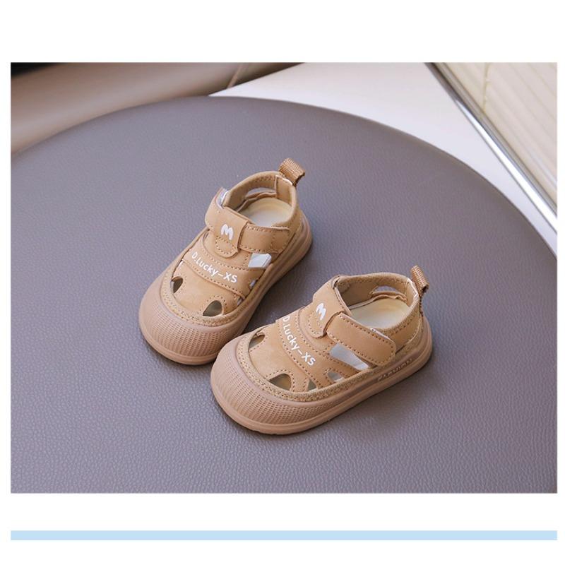 Baby Atmungsaktive Sandalen Sommer Kleinkinder Weiche Sohle Kinderschuhe Kinder Atmungsaktiv Rutschfest Strandschuhe Zehenschutz Hohlschuhe