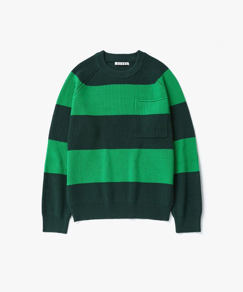 SUARE Striped Washable Cotton Round Knit - 4 Colors