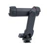 360° Rotatable Phone Holder with Dual Cold Shoe and Folding Clip for Desktop Live Streaming