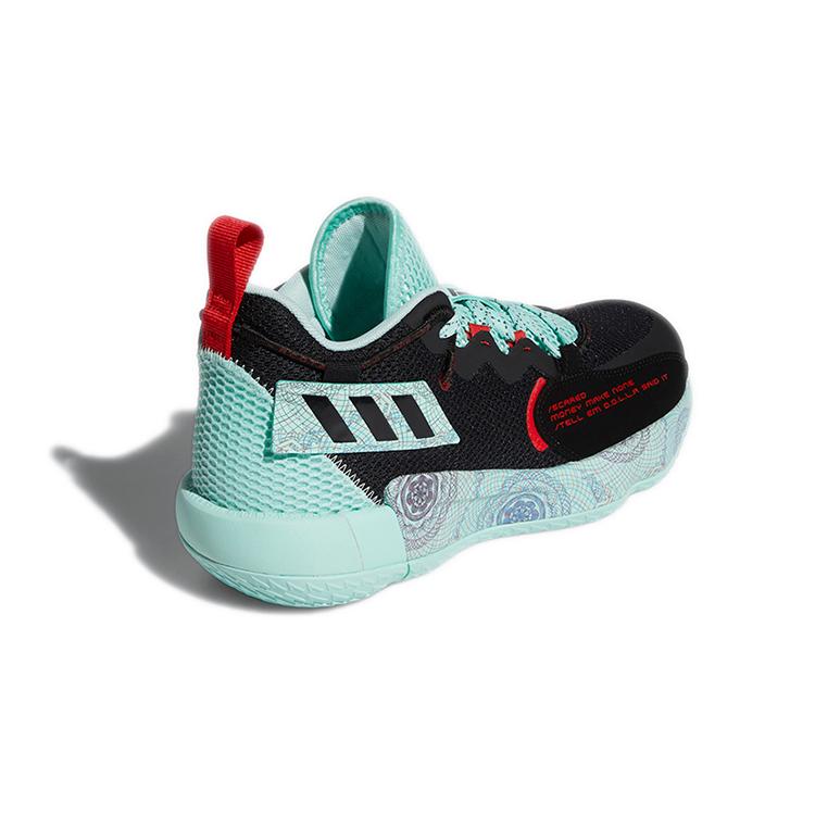 New Adidas Dame 7 Extply Black Clear Mint H68607