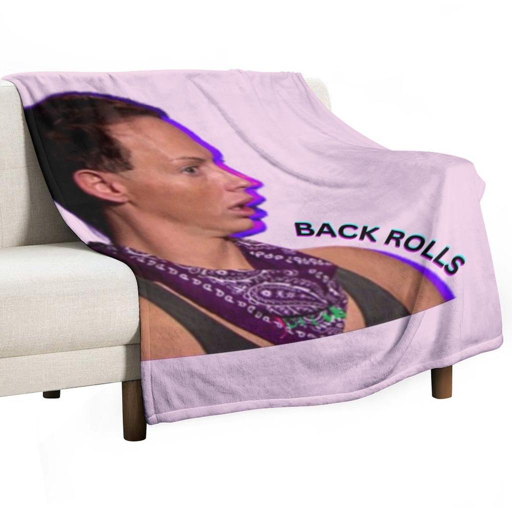 Back Rolls/ Alyssa Edwards/ Drag Queen Sayings Throw Blanket Vintage Large Warm for Winter Giant Sofa Blankets