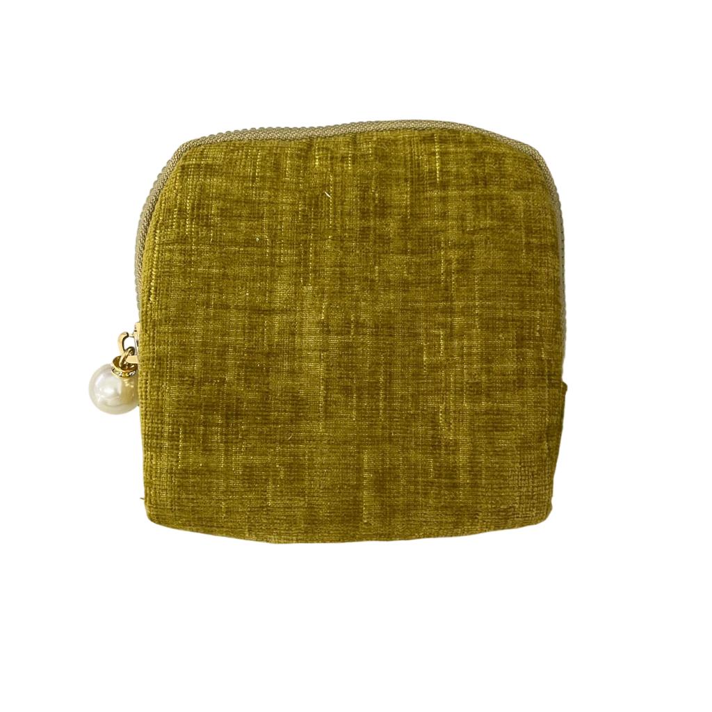 Sieradenopbergtasje met kwastje en ritssluiting, sieradentasje voor ringen, hangers en armbanden, draagbare sieradenorganizer