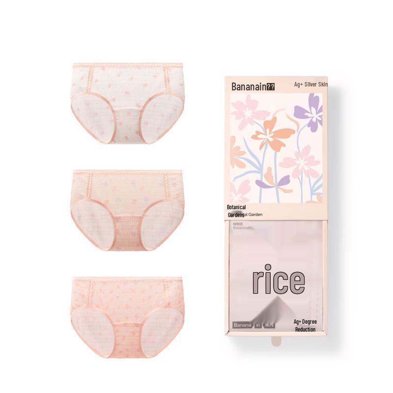 Bananain 520C Women's Printed Briefs 3-Pack