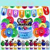 Cake Game Balloon Cupcake Topper Banner Birthday Party Decor Supplies
